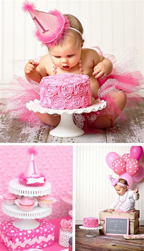 Adorable Pretty In Pink 1st Birthday Party Hostess With The Mostess® 1st Birthday Photos