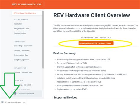 Installing And Updating The Rev Hardware Client — First Tech Challenge