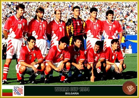 Fan Pictures 1994 Fifa World Cup United States Bulgaria Team