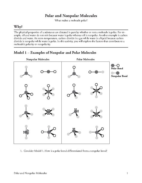 Polar and Nonpolar Molecules - S copy - Polar and Nonpolar Molecules 1 ...