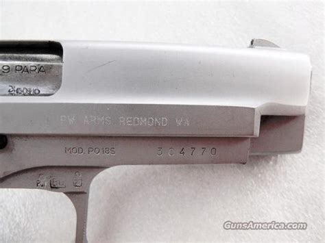 Bernardelli 9mm Model Po 18s Compac For Sale At