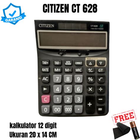 Jual Kalkulator Ct Toko Kasir Dagang Display Besar Digit Check