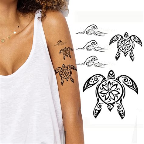 Hawaiian Sea Turtle Tattoos