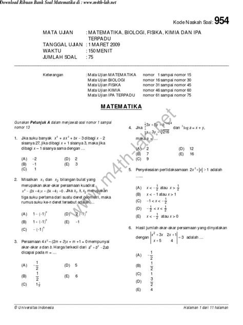 Matematika X K X K Pdf