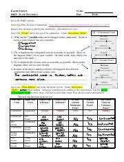 PhET Plate Tectonics 2020 Pdf EARTH SCIENCE PHET PLATE TECTONICS