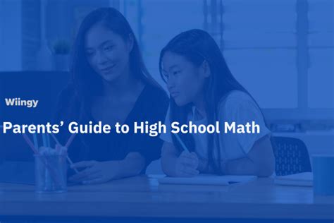 Parents Guide To High School Math Wiingy