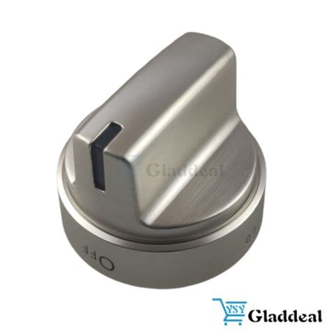 New Stainless Steel Control Knob For Ge Gas Range Stove Wb X Us