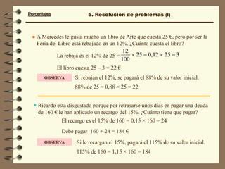 Problemas De Porcentajes Pp Ccesa Ppt