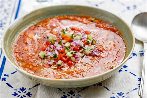 Chunky Authentic Gazpacho Recipe Tia Clara