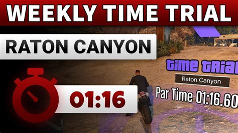 GTA 5 Time Trial This Week Raton Canyon GTA ONLINE WEEKLY TIME TRIAL