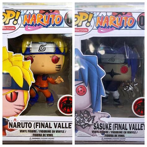 Custom Naruto And Sasuke Funko Pops From Their First Fight At Final