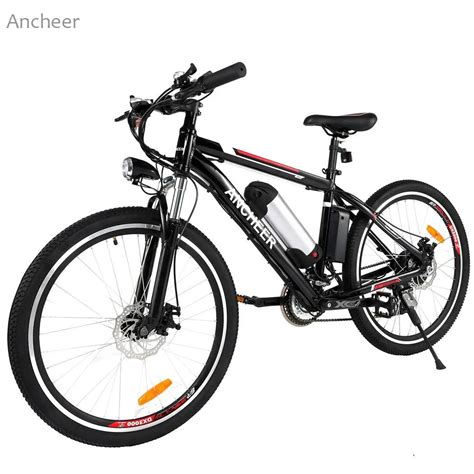 Inch Wheel Aluminum Alloy Frame Mountain Bike Cycling Bicycle Black