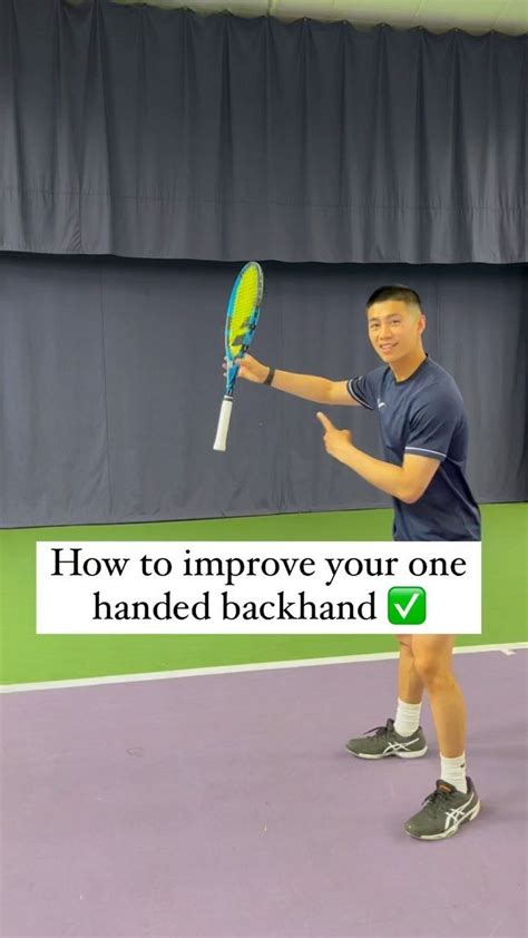 Dylan Gee On Instagram How To Improve Your One Handed Backhand