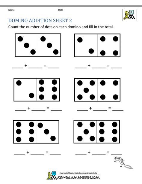 Kindergarten Adding 1 Worksheet