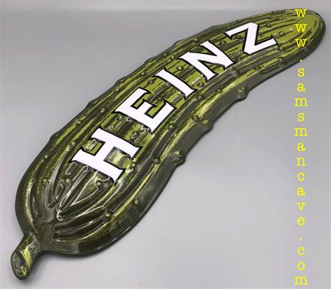 Heinz Pickle Embossed Tin Sign