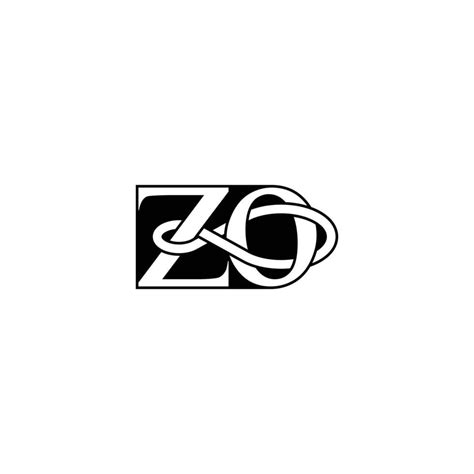 ZO OZ Z AND O Abstract Initial Monogram Letter Alphabet Logo Design