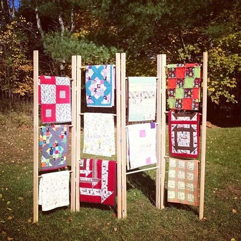 Diy Quilt Ladder For Craft Show Displays