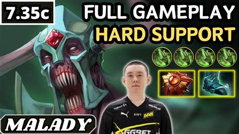 Avg Mmr Malady Undying Hard Support Gameplay Assists Dota