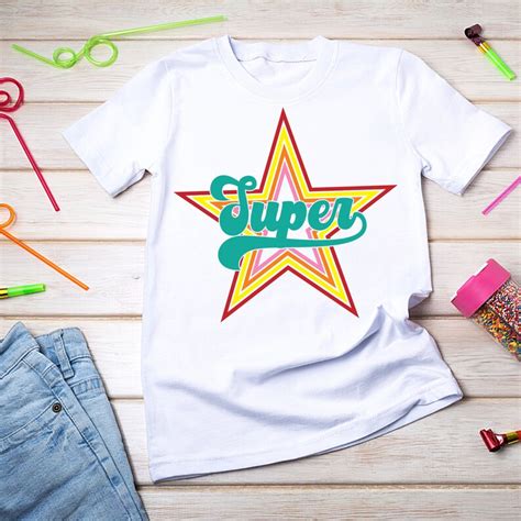 Super Star Svg Child Super Star T Shirt Retro Super Star Etsy