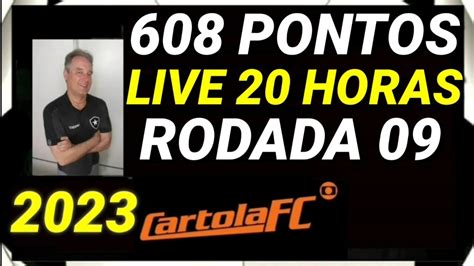 LIVE AO VIVO RODADA 9 DO CARTOLA FC 2023 DO CANAL GOL DE CABEÇA LIVE