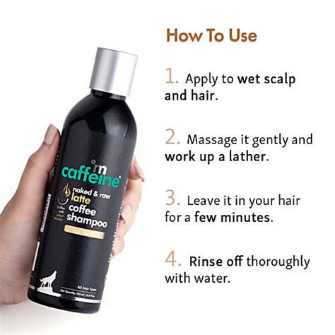 Buy Mcaffeine Naked Raw Latte Coffee Shampoo With Coconut Milk Damage Repair Provides Shine