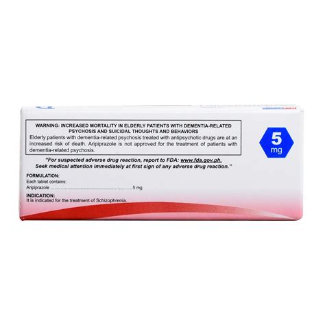 Abdin Aripiprazole 5mg Tablet 1 Tablet Prescription Required