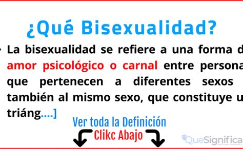 Que Es La Bisexualidad Y Que Significa La Bisexualidad Es Binaria Concepto Y Caracteristicas