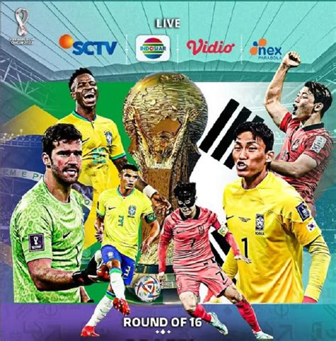 Jam Tayang Brasil Vs Korea Selatan Piala Dunia 2022 Siaran Langsung Di