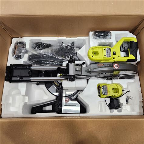 As Is Ryobi One Hp 18v Brushless Cordless 10 In Sliding Compound