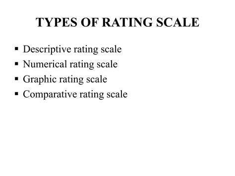 Rating Scale | PPT