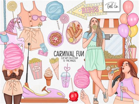 Festival Fun Clip Art Fair, Carnival, Circus Clipart PNG Images Summer ...