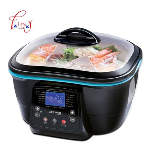 Multi Function 5L Electric Health Pot Electric Cooker Hot Pot Grill Steam Pan Fry Deep Fry Bake