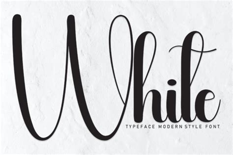 White Font By William Jhordy · Creative Fabrica