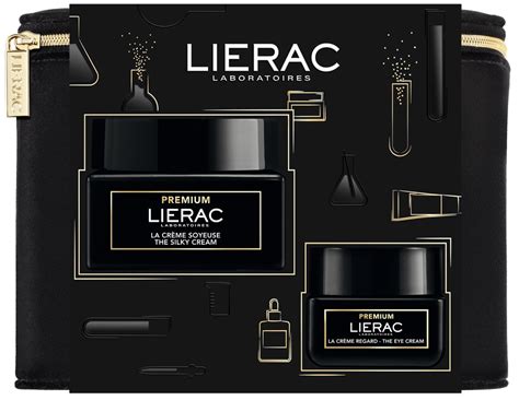 Lierac Premium Комплект - Копринен крем + Околоочен крем, 50 + 15 ml ...