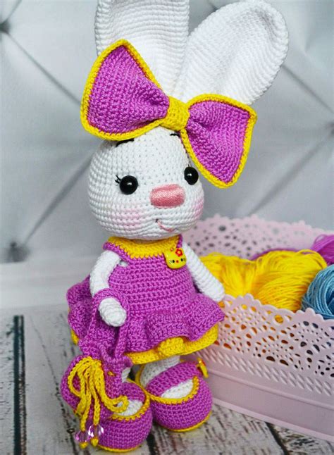 Pretty Bunny Amigurumi In Pink Dress Amigurumi Today Artofit