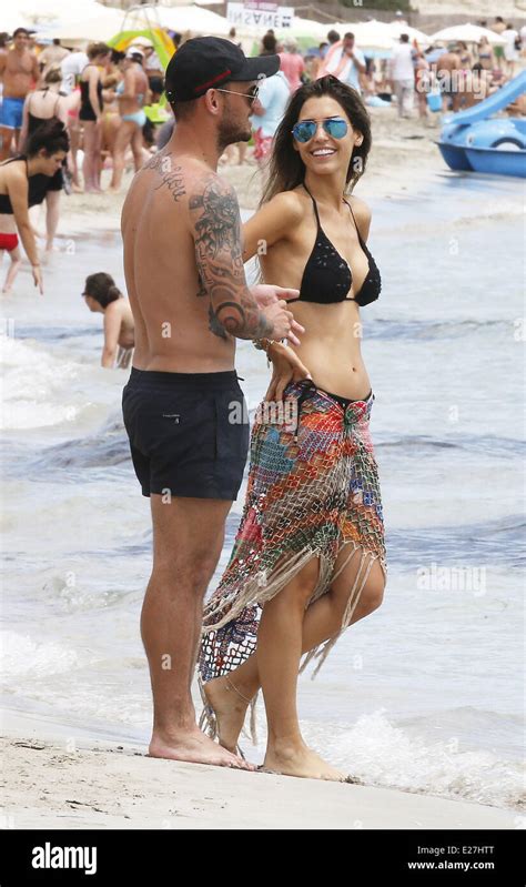 Dutch International And Galatasaray Football Star Wesley Sneijder Spotted With His Wife