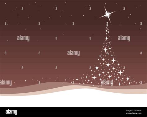 Christmas tree background with stars Stock Vector Image & Art - Alamy