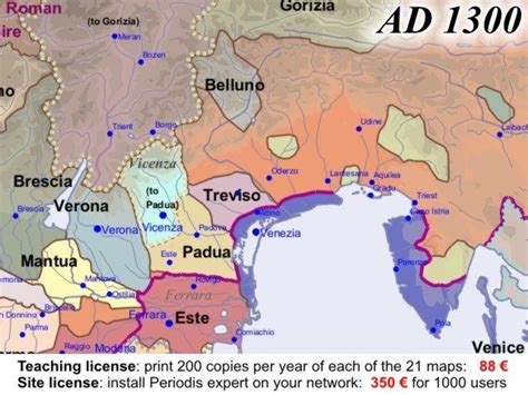 Euratlas Periodis Web Map Of Europe In Year 1300 Europe Map Map