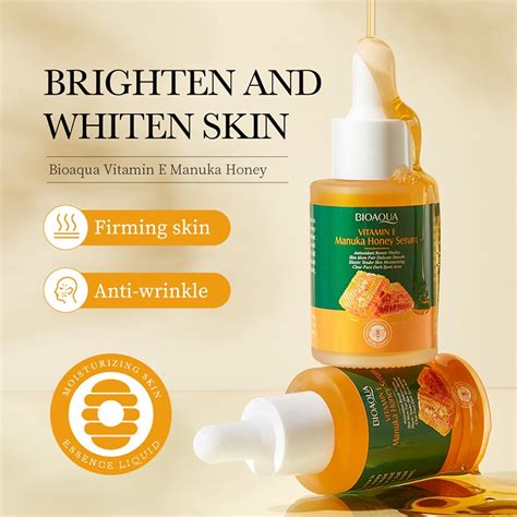 Bioaqua Vitamin E Manuka Honey Serum Brightening Complexion Hydrating