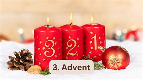 3 Advent 2024 ️ Kalender Datum