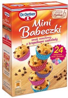 Dr Oetker Mini Babeczki Waniliowe Z Kropelkami Czekolady 250g Ceny I