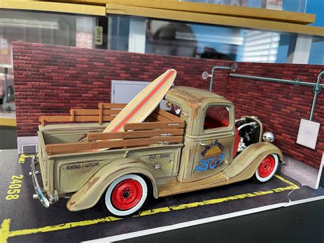 1937 Ford Pickup Truck 2 In 1 W Surfboard Pictures