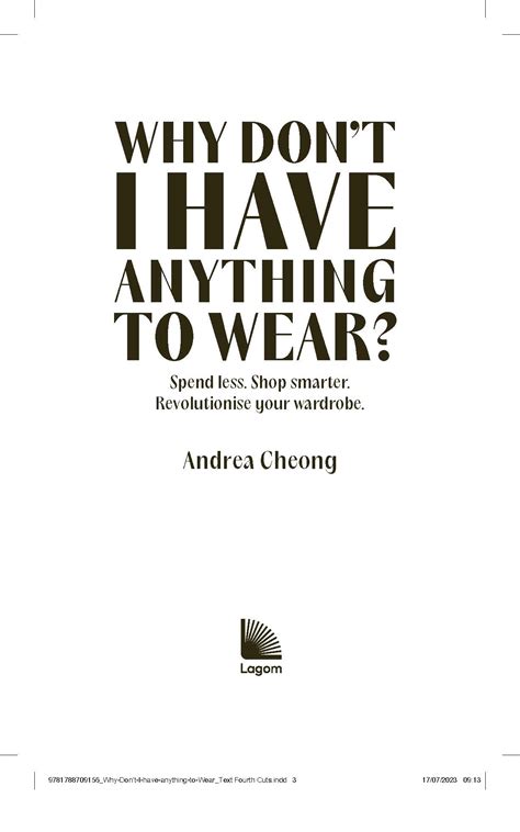 Why Don't I Have Anything to Wear?, Spend Less. Shop Smarter ...