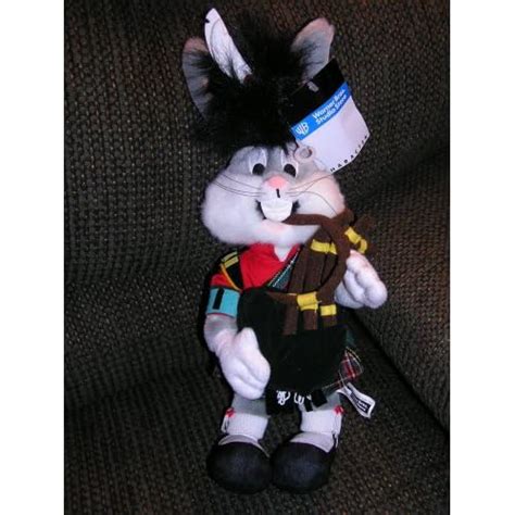 Looney Tunes Plush 15 Scottish Bugs Bunny Playing