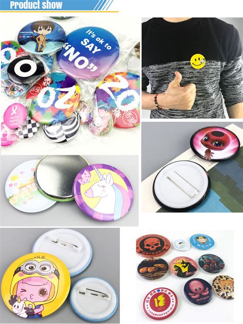 1000 Tin Badges For Sale Custom Metal Badges Online Company Etsy