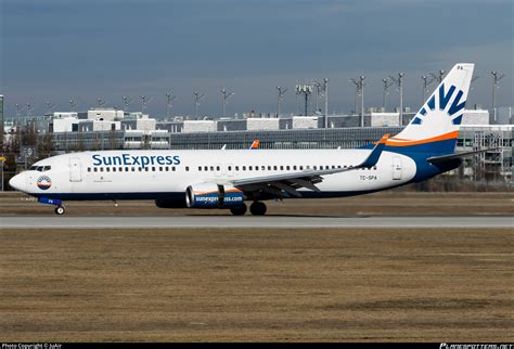 Tc Spa Sunexpress Boeing Hx Wl Photo By Juair Id