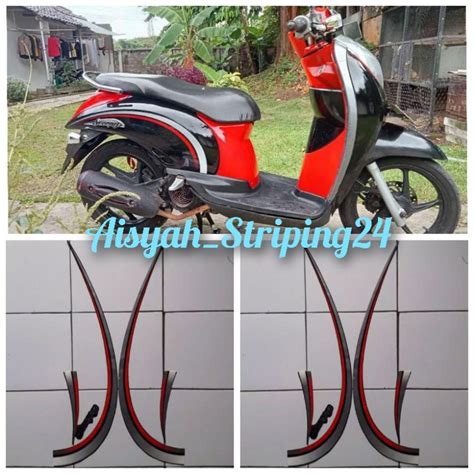 Jual STIKER STICKER STRIPING STICKER MOTOR STIKER LIS LES POLET BODY