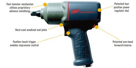 Ingersoll Rand Titanium Air Impact Wrench In Drive Rpm