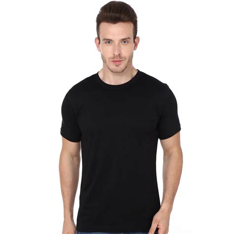 Round Half Sleeve Men Plain Cotton T Shirt Size S TO XXL At Rs 105 In