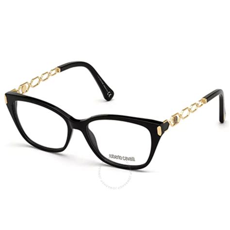 Roberto Cavalli Ladies Black Cat Eye Eyeglass Frames Rc511300152 889214092632 Eyeglasses